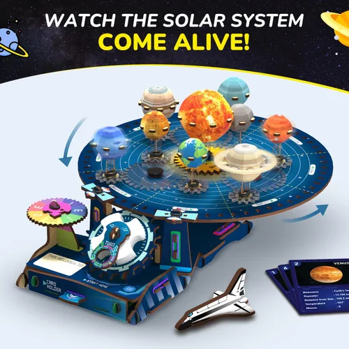 Vista 4 de Smartivity Kit de sistema solar DIY - Modelo planeta impulsado por