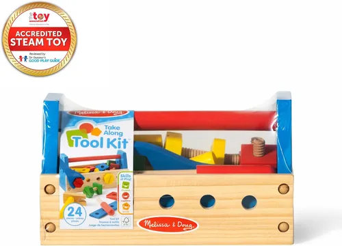 Vista 3 de Melissa & Doug – Take-Along. Kit de herramientas, Estándar, -1