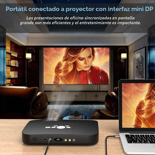 Vista 6 de Cable USB C a Mini DisplayPort, tipo C (Thunderbolt 3) a Mini DisplayPort 4K a 60Hz compatible con MacBook Pro/Air/iMac/Mac Mini/Surface a Mini DP
