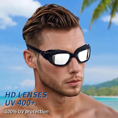 Vista 5 de Whale Polarized Swim Goggles, GE Anti-Fog Anti-UV Protection No Leaking Swimming Pool Goggles for Men, Women, and Youth