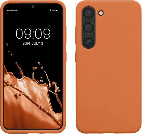 Vista 92 de kwmobile Funda compatible con Samsung Galaxy S9 - Funda de silicona TPU con acabado suave - Blue Reef