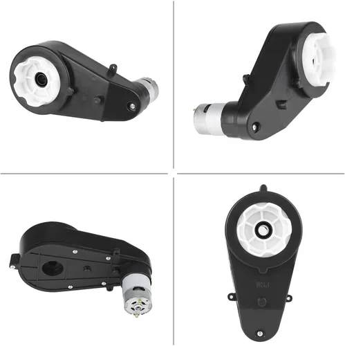 Vista 5 de Akozon Ruedas Motor eléctrico Motor de impulsión de motor Paseo universal RS550 Motor de impulsión con motor 6V