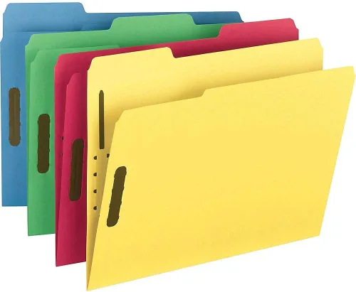 Vista 2 de Smead carpeta reforzada tamaño carta, 50 por caja, Variados