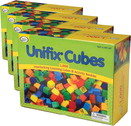 Vista 4 de Didax Unifix Cubes, juego de 1000