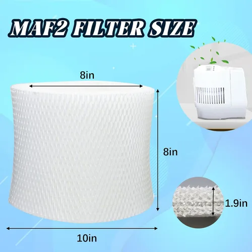 Vista 2 de MAF2 Filtro humidificador de repuesto para AIRCARE Essick Air Moist Air MA0800 MA0600 MA08000 MA0601 para Kenmore 15408 15508 154080 17006 29706