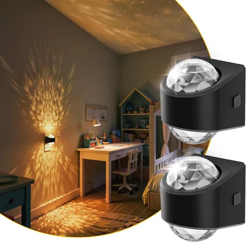 Vista 20 de L LOHAS LED - Luces nocturnas enchufables en la pared, luz nocturna con proyector y sensor de crepúsculo a amanecer, 1600K/3000K/5000K ajustable