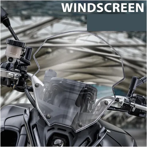 Vista 2 de Accesorios de motocicleta Deflectores de viento 2021 2022 2023 Parabrisas compatible con Yamaha MT-09 FZ-09 MT09 FZ09 SP MT FZ 09 (Color izquierda)