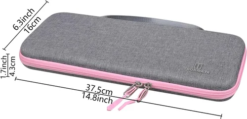 Vista 5 de Tourmate Funda rígida de almacenamiento para Logitech K400 Plus/MX - Funda de viaje para Logitech POP Keys Touch TV/Keychron K1 teclado (solo caja)