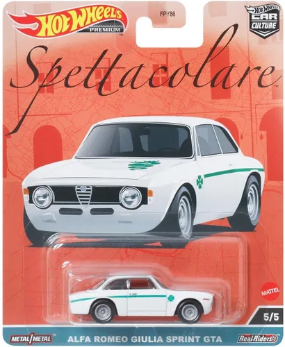 Vista 5 de Hot Wheels Car Culture 2023 Spettacolare Series - Paquete completo de 5 unidades (FPY86‑959B) Alfa Romeo Giulia GTA, 155 V6 Ti, Lancia Stratos
