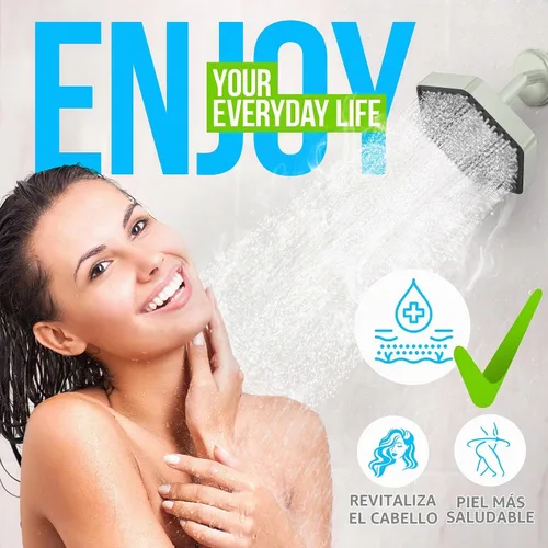 Vista 3 de AquaHomeGroup Cartucho de repuesto de vitamina C + E+A para cabezal de ducha hexagonal
