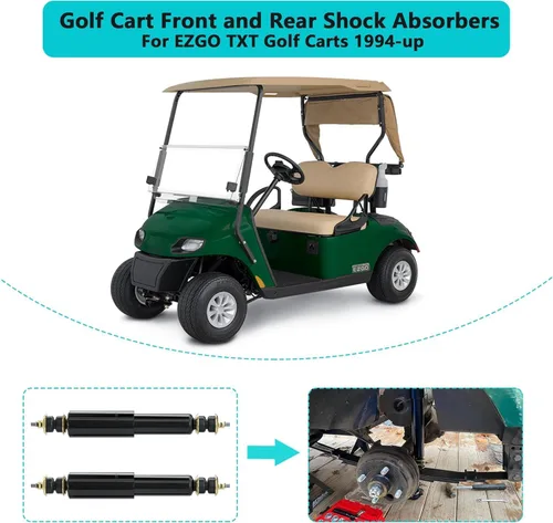 Vista 5 de 10L0L Amortiguadores delanteros y traseros para carritos de golf EZGO TXT 1994+, reemplaza OEM# 76418-G01, 70248-G01, 70324-G01, 76419-G01-2 PCS