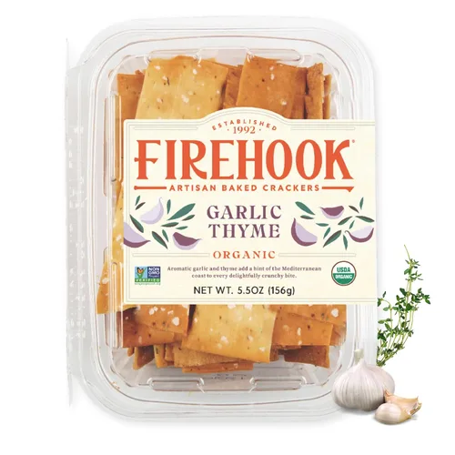 Vista 14 de Firehook Galletas de aceite de aguacate, sal marina y cebollino – horneadas artesanalmente, únicamente crujientes, hechas con ingredientes orgánicos