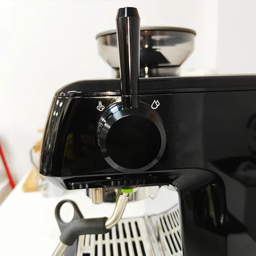 Vista 9 de TOPINCN Palanca de vapor para Breville Sage 870 875 876, palanca de vapor para máquina de café, accesorio de conversión de máquina de café de Negro
