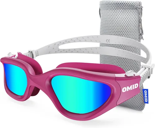 Vista 9 de OMID - Gafas de natación polarizadas P2, gafas antivaho para natación para hombres y mujeres adultas