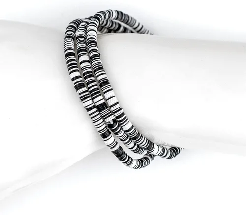 Vista 4 de Pulsera elástica de vinilo africano