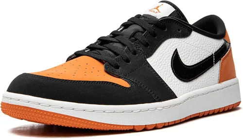 Vista 4 de Jordan Air 1 Retro Low Golf DD9315 800 - Tablero roto para hombre, talla 14, StarfishBlack-white