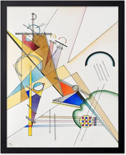 Vista 96 de Poster Master Póster clásico, impresión expresionista vintage, regalo para artistas, amigos, animales en un recinto, horquilla, abstracto, cubismo