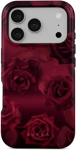 Vista 115 de BURGA - Funda p/teléfono compatible con iPhone 13 Pro, carcasa rígida híbrida de 2 capas + Funda protectora de silicona, almendras latte a lunares