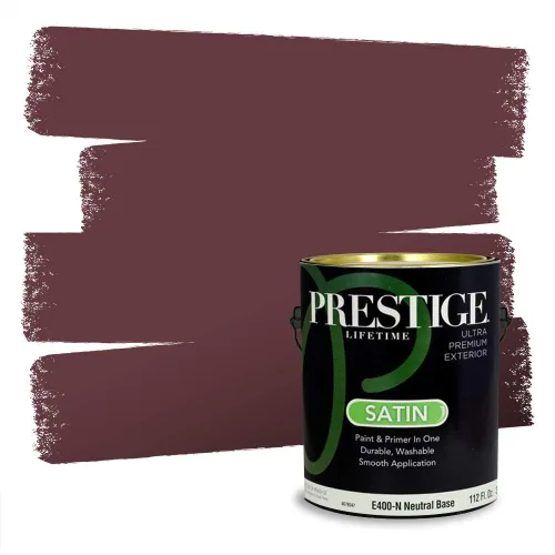 Vista 629 de Prestige Paints Pintura exterior e imprimación en uno, 1 galón, plano, coincidencia comparable de Valspar* Amber Rose*