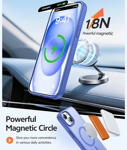 Vista 293 de FNTCASE Funda para Motorola Moto G-Stylus-5G-2025: Funda magnética translúcida mate a prueba de golpes para Moto G Stylus 2026, funda protectora