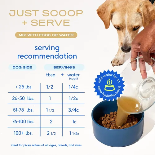 Vista 6 de Caldo de Hueso de Pollo en Polvo de Native Pet para Perros y Gatos - Caldo de Huesos de Pollo en Polvo para Perros Comedores Selectivos