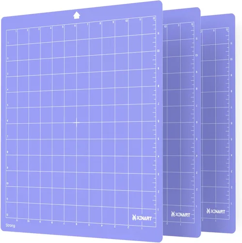 Vista 7 de XINART Alfombrilla de corte para Silhouette Cameo 4/3/2/1 (3 alfombrillas, estándar, ligera, fuerte, 12 x 24 pulgadas), accesorios adhesivos