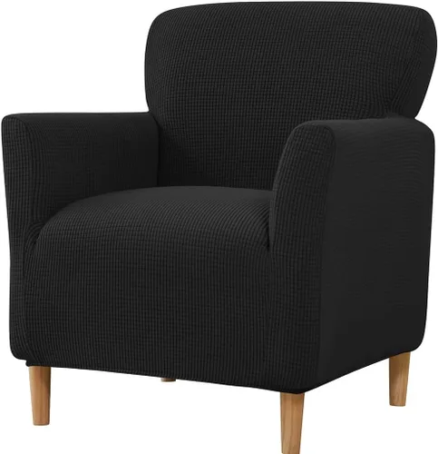 Vista 23 de XMAYODS Funda para silla de club, fundas suaves y elásticas para silla de sala de estar y dormitorio, funda para silla de bañera, funda lavable