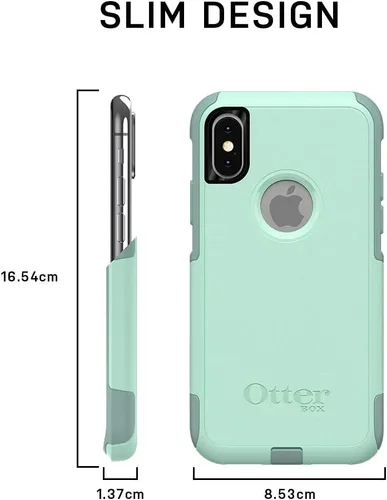 Vista 5 de OTTERBOX COMMUTER SERIES - Funda para iPhone Xs Max, embalaje al por menor, OCEAN WAY (vía acuática/acuífero)