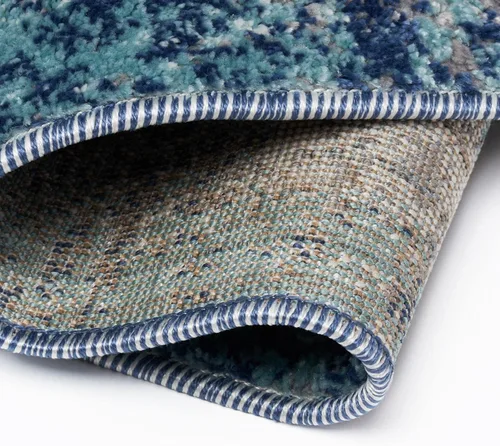 Vista 9 de LUXE WEAVERS Alfombra Artística de Área, Azul Oscuro-Azul Claro 2x3 Artistic, Cozy, Medium Pile
