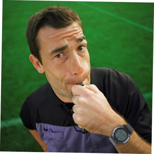 Vista 2 de Reloj de árbitro de fútbol ligero, cronómetro, temporizador, luz nocturna, cronógrafo, cuenta regresiva para juegos deportivos