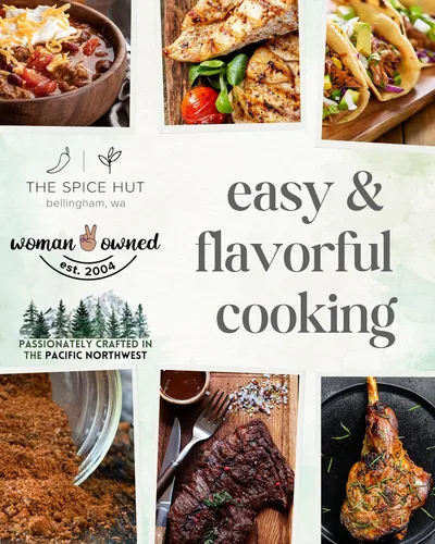 Vista 5 de Flavors of America - Juego de 3 mezclas de especias, The Spice Hut, 12 onzas