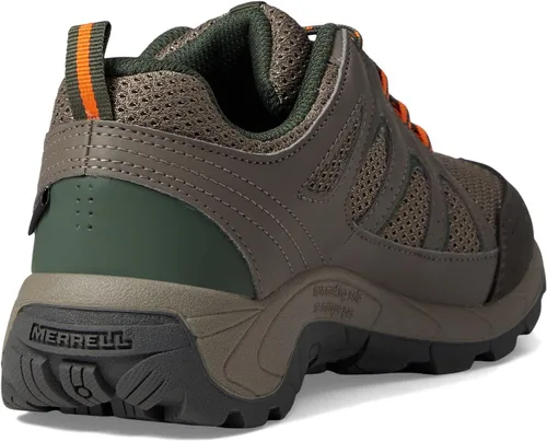 Vista 6 de Merrell Tenis de senderismo impermeables Oakcreek de encaje bajo para niños, Rosado