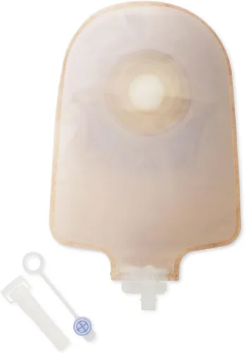 Vista 2 de Premier Urostomy Pouch Drenable 5/8 Inch Stoma 9"L 1pc System Ultra Clear 8481, 5 Ct Transparente