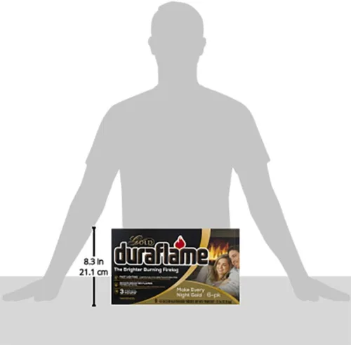 Vista 3 de Duraflame, 4577. Leños ultrapremium, paquete de 6 unidades de 4.5 libras