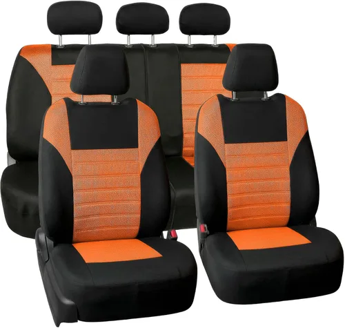 Vista 36 de FH Group Juego de fundas de asiento delantero de automóvil con malla de aire 3D premium, fundas de asiento delanteras, accesorios interiores