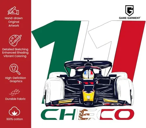 Vista 3 de Game Garment Formula Racing Driver Fuel Race Car Sports Fan Camiseta gráfica para hombre