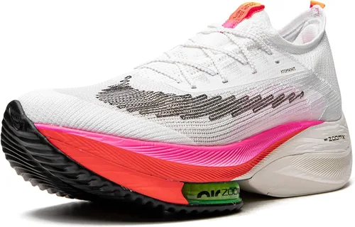 Vista 4 de Nike Air Zoom Alphafly Next% FK DJ5455 100 para hombre, talla 15 blanconegro, BlancoNegro, 15