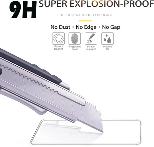 Vista 4 de Paquete de 4 protectores de pantalla compatibles con Motorola Moto G Stylus 5G/Moto G Stylus (2021), vidrio templado