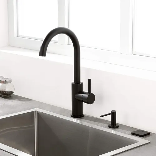 Vista 2 de Kit de interruptor de aire superior para fregadero, botón de aire para eliminación de basura con módulo de potencia de aleación de aluminio Mate