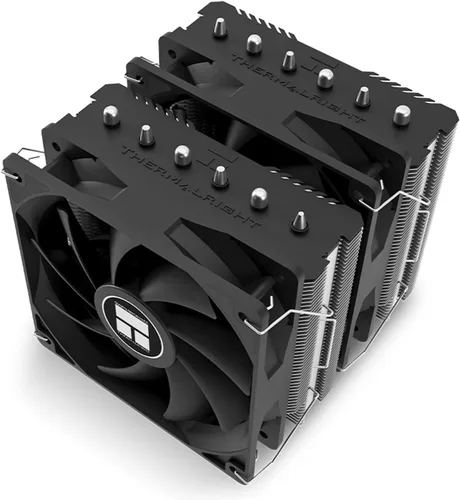 Vista 9 de Enfriador de CPU Thermalright Peerless Assassin 120 SE, 6 tubos de calor tecnología AGHP, ventiladores PWM duales de 120 mm, velocidad de 1550 RPM