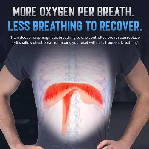 Vista 4 de O2Trainer Breathing Muscle Training Device Lung Power & Endurance Tool for Athletes, Singers & High-Altitude Performance Diaphragmatic