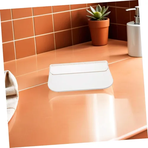 Vista 6 de 2 estantes flotantes plegables montados en la pared con fuerte capacidad de carga para cocina, baño, dormitorio, almacenamiento y organización