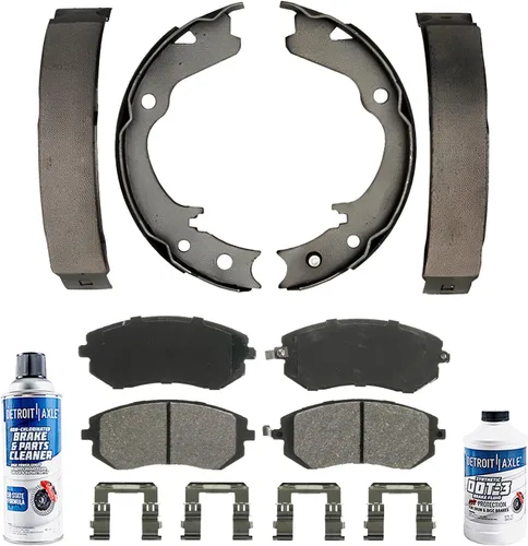 Vista 25 de Detroit Axle - Pastillas de freno para Dodge Ram 2500 3500 2003-2008, Ram 4000 2005-2008, 2004 2006 2007 Pastillas de freno de cerámica delanteras