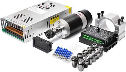 Vista 9 de Daedalus Kit de motor de husillo sin escobillas CNC, 400w, ER11, 48V DC, 12000RPM
