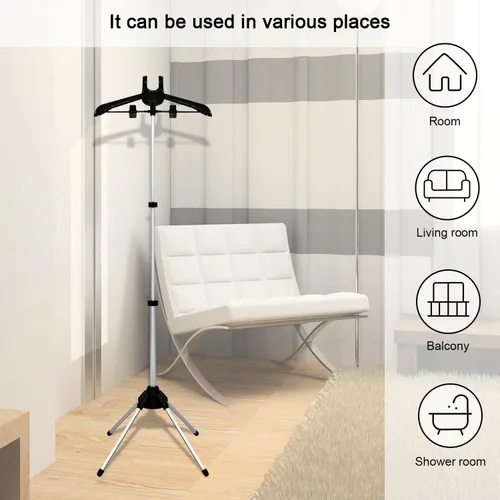 Vista 6 de Colgador de ropa para vaporizar,Estante de vapor para ropa,Estante de vaporizador de ropa de mano,Colgador de ropa para planchar con vapor,Soporte