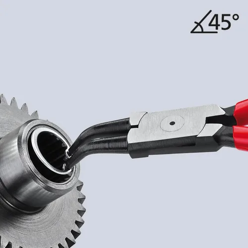 Vista 4 de KNIPEX - Herramientas 44 31 J22 - Alicates Circlip, Internos, 45 Grados en ángulo, Punta Forjada, Diámetro de Diámetro de Diámetro de 3/4"-2 3/64