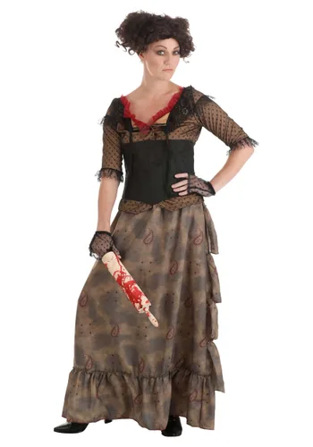 Vista 2 de Disfraz de Sra. Lovett de Sweeney Todd Multicolor