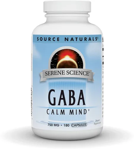 Vista 7 de Source Naturals Serene Science GABA, para una mente tranquila, 750mg - 45 cápsulas