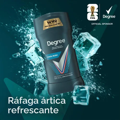 Vista 6 de Unilever Degree Men Desodorante antitranspirante, Cool Rush, 2.7 onzas
