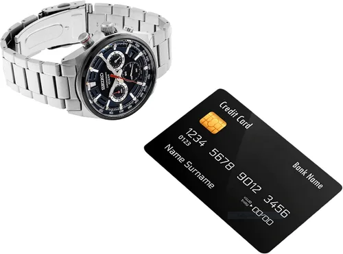 Vista 6 de Seiko SSB407 Essentials - Reloj cronógrafo con esfera azul de acero inoxidable para hombre Azul Patchwork